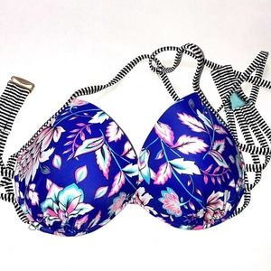 shade & shore tropical 32D bikini swimsuit top